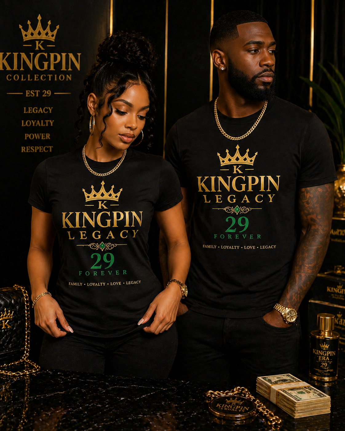 Kingpin Family Tee – Bold Statement 👑