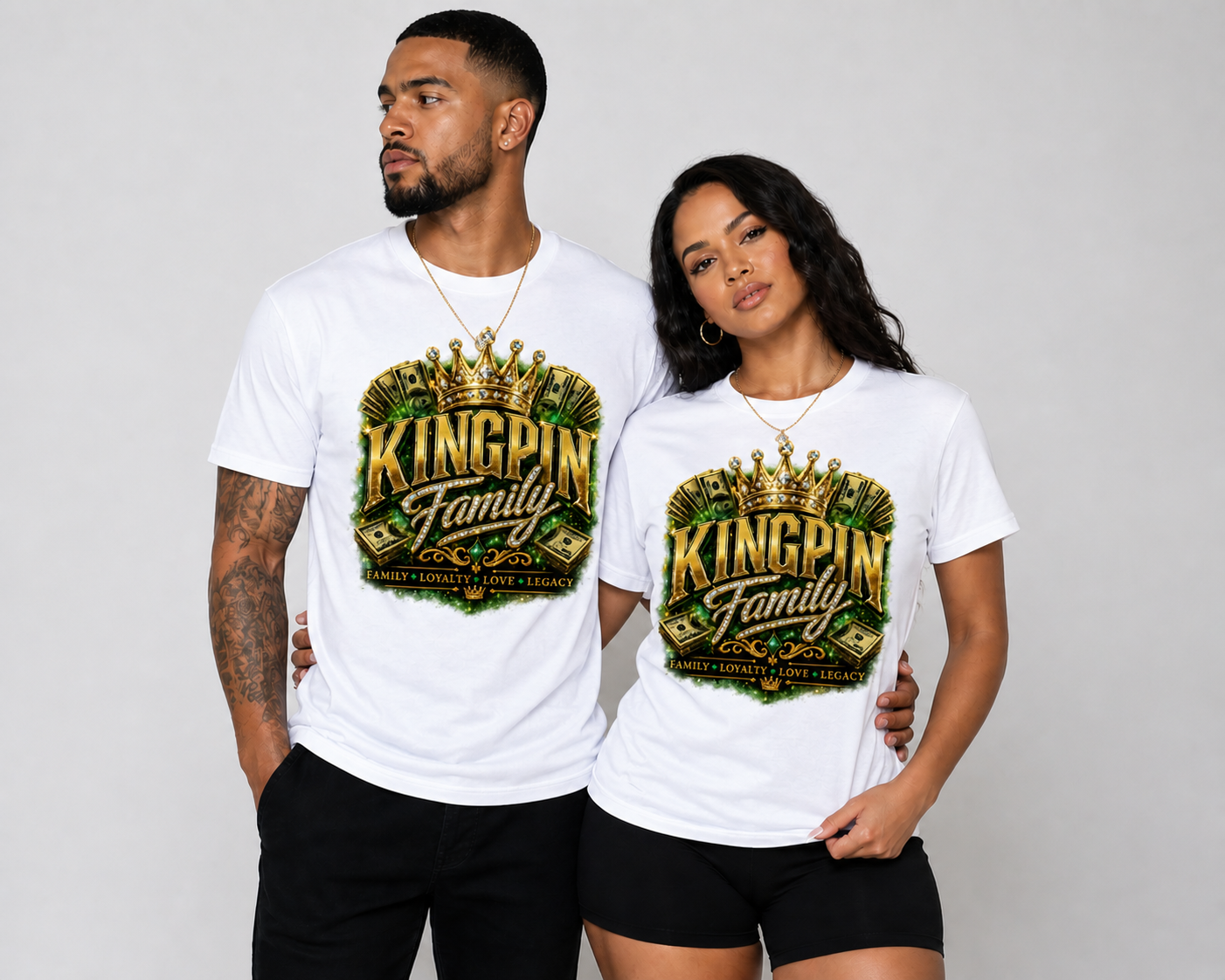 Kingpin Family Tee – Bold Statement 👑