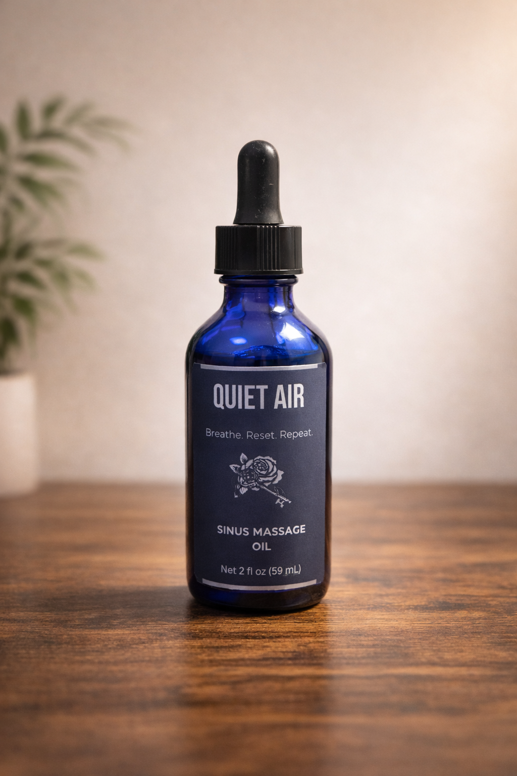 Quiet Air – Sinus Massage Oil (2 oz)