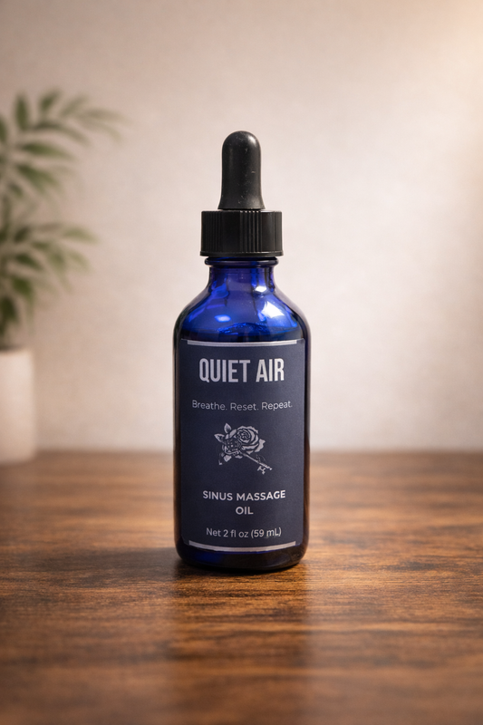 Quiet Air – Sinus Massage Oil (2 oz)