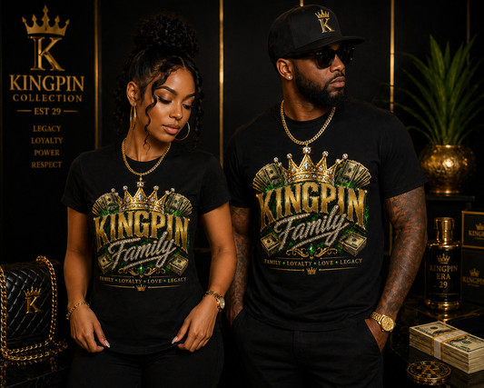 Kingpin Family Tee – Bold Statement 👑